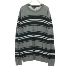 Banana Republic バナナリパブリック 長袖 ニット L グレー系 メンズ 古着