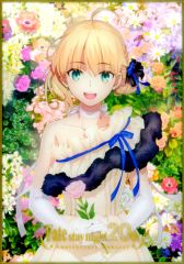 [중고] 종이 제품 세이버 [Fate/stay night 20주년 기념 콘서트 랜덤 아크릴 색지]