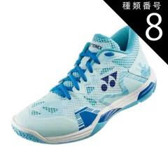 26.5cm  ヨネックス　バドミントンシューズ　パワークッションエクリプションZミッド　ミッドカット　3E設計　YONEX　SHBELZ3MD-033（ライトブルー） ★16000
