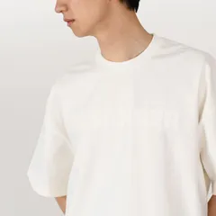 JILSANDER ジルサンダー Tシャツ ロゴTシャツ J21GC0168 J20243 メンズ オフホワイト オーバーサイズ 半袖 クルーネック