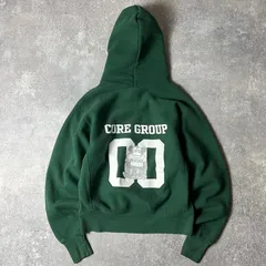 90s Lee 両面 キャラクター プリント RWタイプ スウェット フード パーカー M / 90年代 オールド グリーン リー リバース