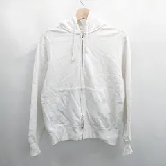 ◇ ⊇ Champion チャンピオン ジップアップ 長袖 パーカー サイズMEDIUM ホワイト系 レディース E  【1506110005694】