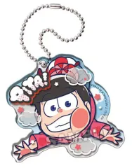 【中古】キーホルダー・マスコット(キャラクター) おそ松 「ぴた! でふぉめ おそ松さん パラシュート アクリルキーホルダー」