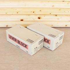 新潟発 キトー レバーブロック LB016 1.6t 2個セット 新品 未開封 ホイスト 運送 回送 荷締め 巻き上げ 巻き下げ 倉庫保管 KITO CORP