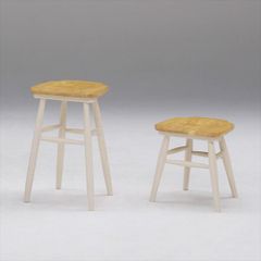 スタバ風木製スツール 2脚セット - メルカリ