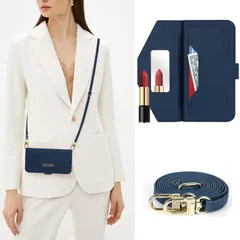 Cavor iPhone15 Pro Max 手帳型ケース 肩掛け 首かけ 斜めがけ ショルダー ケースiPhone15 Pro Maxスマホケース ショルダー【鏡付き】iPhone15 Pro Max 財布型 ケース iPhone15 Pro M