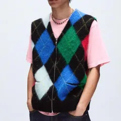 SUPREME｜シュプリーム Brushed Argyle Zip Up Vest ブラッシュ