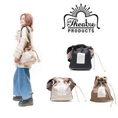 THEATRE PRODUCTS シアタープロダクツ DIVETTE ディヴェット ジャガードテープ バッグ ショルダーバッグ カバン鞄 インスタ 表参道 BL190437 正規販売店 正規品 送料無料