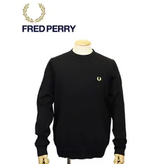 FRED PERRY (フレッドペリー) K9601 CLASSIC CREW NECK JUMPER クルーネック セーター FP523 全2色 198BLACK M