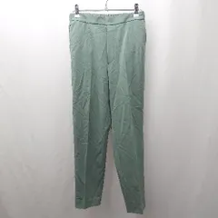 ◇ Θ BEAUTY&YOUTH ビューティ&ユース 無地 スラックスパンツ サイズS グリーン系 レディース E  【1506300020704】