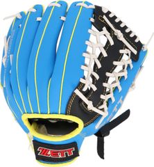 【特売】ZETT(ゼット) キャッチボール用 グローブ 初心者用 衝撃吸収パッド付き 10インチ 10.5インチ(小学校低学年向け)