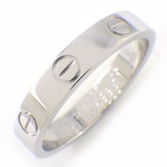 カルティエ Cartier リング ラブ スモールモデル SM B4085153 K18WG 13号 / #53 【中古】