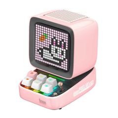『90100058207』Divoom Ditoo Pro Bluetooth スピーカー ピンク ディブーム レトロ ピクセル アート ドット絵 新品未使用未開封品