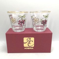 ADERIA　アデリア　石塚硝子　ロックグラス　ペア　グラス　ルーマニア　新品未使用