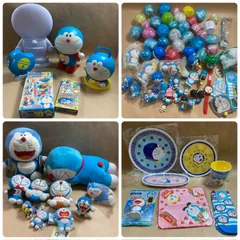 ★ ドラえもん グッズ 約90点 まとめ商品 ぬいぐるみ、ふしぎビジョン、ビッグアクションフィギュア、映画入場特典 など 6.8kg