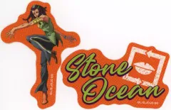 【中古】シール・ステッカー エルメェス・コステロ 「ジョジョの奇妙な冒険 第六部 ストーンオーシャン 完結記念フェア in アニメイト 描き下ろしステッカーコレクション2枚セット」