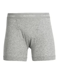 カルバンクライン ボクサーパンツ メンズ 1枚 前開き 下着 Calvin Klein ck ロング s m l xl グレー 【メール便】 正規品 新品 男性 513542