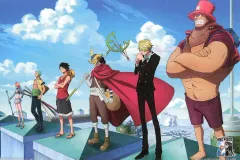 【中古】紙製品 集合(横並び/エニエス・ロビー編) 名場面色紙コレクション 「一番くじ ワンピース TVアニメ25周年 ～海賊王への道～」 H賞