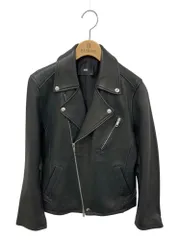 ハレ HA030007AD S ブラック ダブルライダースジャケット 羊革 ITDE7FMHCV3W