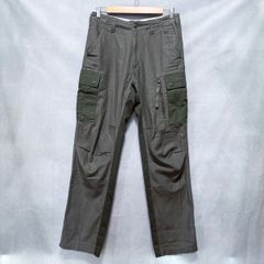 BEAMS PLUS ビームスプラス コットン ミリタリークロス クレイジーパターン カーゴパンツ size.M カーキ グリーン