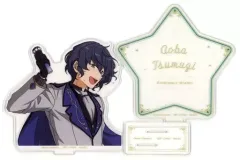 【中古】アクリルスタンド・アクリルパネル 青葉つむぎ 追憶*モノクロのチェックメイト スターアクリルスタンド 「一番くじ あんさんぶるスターズ!～追憶セレクション メモリアル～」 F賞