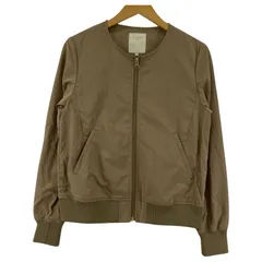 B:MING by BEAMS ビーミングバイビームス ノーカラージャケット sizeM/ブラウン