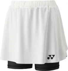 【新品・5営業日で発送】YONEX ヨネックス ウィメンズスカート(インナースパッツツキ) (26181) 色 : ホワイト サイズ : O 