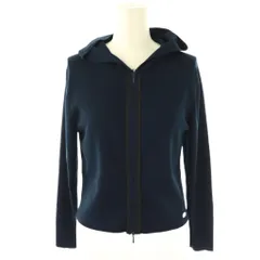 トッカ TOCCA ジップニットパーカー ジャケット M 紺 /NR ■OSのサムネイル