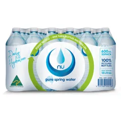 ニューピュア スプリングウオーター 600ml x 30本のサムネイル