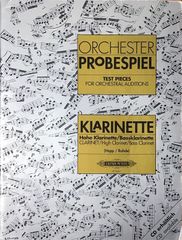 オルケスター・プローベシュピール オーケストラ・オーディション課題集 (クラリネット) 輸入楽譜 Orchester Probespiel Klarinette 洋書