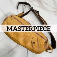 極美品✨マスターピース MSPC ボディバッグ ブラウン レザー 極美品】マスターピースMSPC☆レザー本革☆ボディバッグ