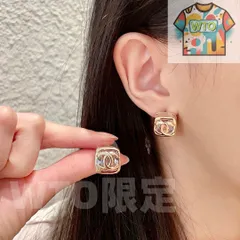 【今日特価】Chanel ヴィンテージ アルファベット ピアス！送料無料 限定価格