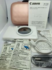 【ケース付】Canon  インスピック ZV-123-PW パールホワイト