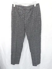 ◇ Θ A/C DESIGN BY ALPHA CUBIC チェック柄 スラックス パンツ サイズ表記なし ダークグレー系 レディース E  【1410230013012】