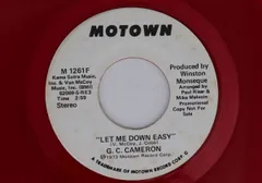 米7” G.c. Cameron Let Me Down Easy M1261FPROMO 	MOTOWN /00080