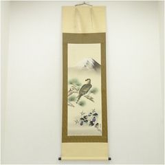 模写/谷文晁/花木叭々鳥図/掛軸/名家伝来/AK-939 - メルカリ