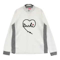 サイズ：40 ARCHIVIO アルチビオ  ハーフジップ 長袖Tシャツ  ホワイト系 [240101460482] ゴルフウェア レディース ストストのサムネイル