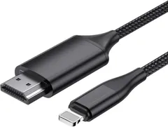 【2024年NEWモデル】 Phone HDMI 変換アダプタ 給電不要 hdmi変換アダプタ HDMI 変換ケーブル ライトニング Digital AVアダプタ 1080PフルHD 設定不要 簡単接続 アイフォン テレビ 接続 Phone/Pad/Pod対応
