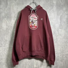 ◆【USED】Champion｜チャンピオン .Disney｜ディズニー .Mickey Mouse｜ミッキーマウス .刺繍 .プルオーバーフーディ .パーカー  .スウェット