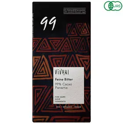 ViVANI オーガニック エキストラダークチョコレート 99% 80gのサムネイル