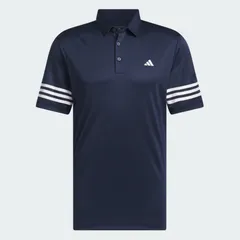 ○送料390円可能商品 アディダス ゴルフ adidas GOLF 新品 メンズ 3ストライプス 半袖 ポロシャツ 紺 XXLサイズ[IQ2963-2XL]三 零★QWER★