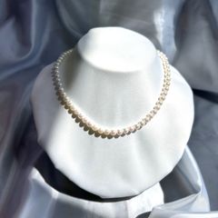【受注生産】あこや真珠ネックレス（ナチュラルホワイト）6.0mm珠/42cm EJC-NC0005（P23600）