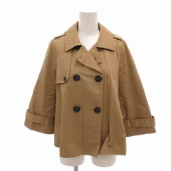 グリーンレーベルリラクシング ユナイテッドアローズ green label relaxing トレンチ ハーフコート ジャケット 短丈 ショート丈 エポレット ベージュ /FT ■GY14