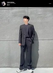 INSILENCE(インサイレンス) 取り外し可能 ブレザー チャコール セットアップ XL