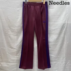 Needles トラックパンツ XS ワインレッド Needles 【数量限定特別価格】 新品 ニードルズ NEEDLES Track