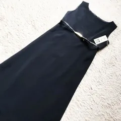 【未使用品タグ付き】Petit Poudre ノースリーブ ワンピース ベルト付き