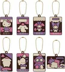 【中古】食玩 キーホルダー 全8種セット 「サンリオキャラクターズ キャラパキ ラバマスつきVer.」