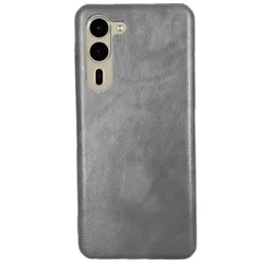 arrows We2 Plus ケース F-51E レザー ハード ケース 【Color】グレーのサムネイル