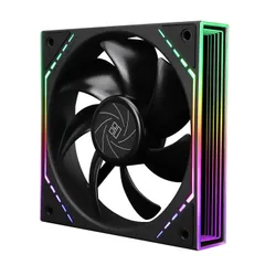 新品 Thermalright TL-M12 ケースファン 120mm ARGB CPUクーラーファン、ARGBミラーライト効果付き、PC PWM静音ファン、回転数1500RPM、ブラックCPU冷却ARGBファン、デスクトップCPU PWMファン