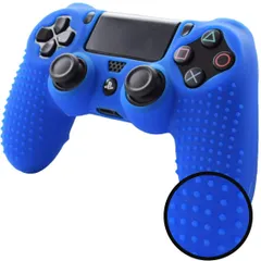 新品 Controller PS4 for プロテクトフレーム 保護カバー ケース プロテクト (ブルー) シリコンスキン 滑り防止 保護ケース PS4コントローラー用 RDFJ